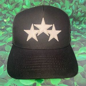 Amiri 3-Stars Trucker hat cap 💎